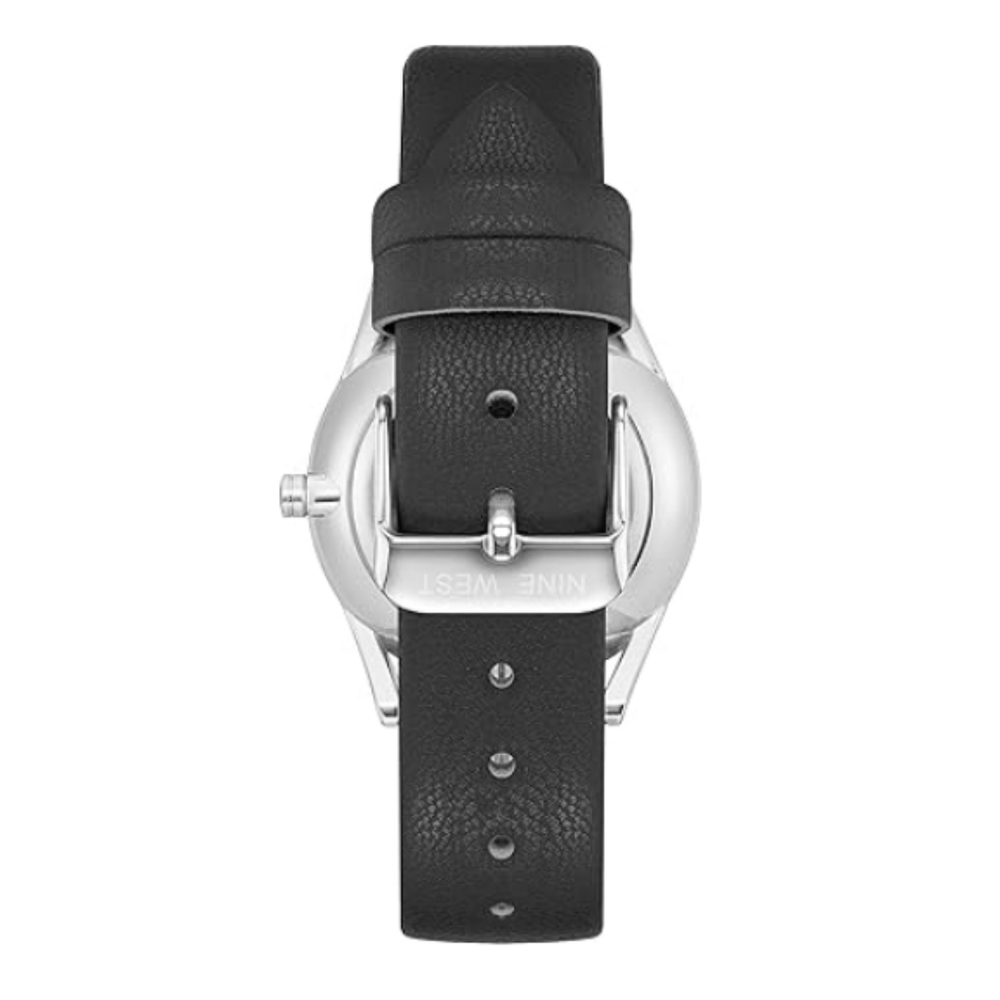 Women's New Strap Watch Black /Silver - Picture 2 of 5